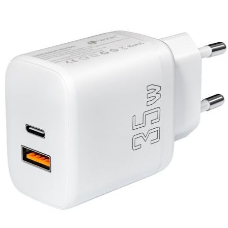 Cargador de Pared Leotec LECSPH35W2W/ 1xUSB Tipo - C/ 1xUSB/ 35W - Tiensol