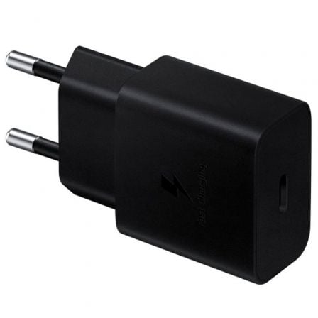 Cargador de Pared Samsung EP - T1510XBEGEU/ 1xUSB Tipo - C + Cable USB Tipo - C/ 15W - Tiensol