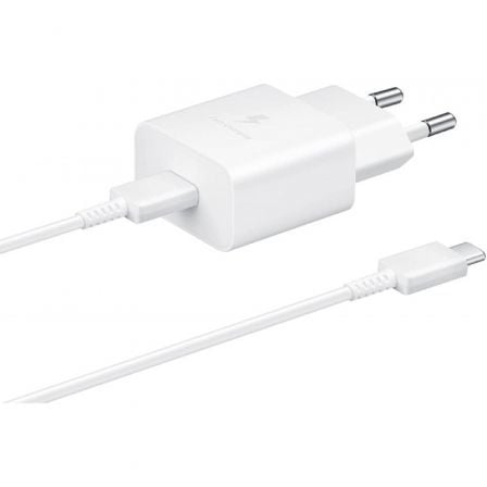 Cargador de Pared Samsung EP - T1510XWE/ 1xUSB Tipo - C + Cable USB Tipo - C/ 15W - Tiensol