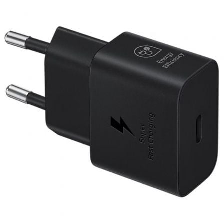 Cargador de Pared Samsung EP - T2510NBEGEU/ 1xUSB Tipo - C/ 25W - Tiensol