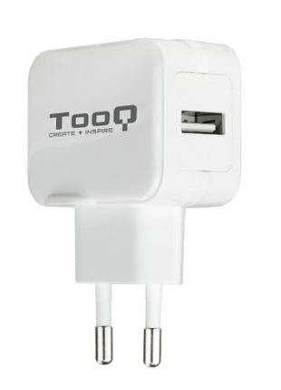 Cargador de Pared TooQ TQWC - 1S01WT/ 1xUSB/ 12W/ Blanco - Tiensol