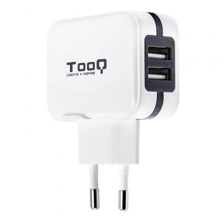 Cargador de Pared TooQ TQWC - 1S02WT/ 2xUSB/ 17W - Tiensol