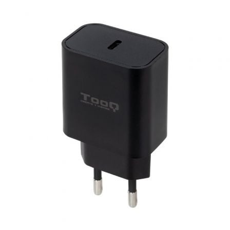 Cargador de Pared TooQ TQWC - PDUSBC20B/ 1xUSB Tipo - C/ 20W - Tiensol