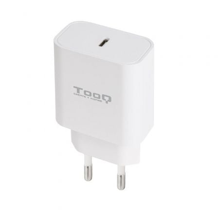 Cargador de Pared TooQ TQWC - PDUSBC20W/ 1xUSB Tipo - C/ 20W - Tiensol