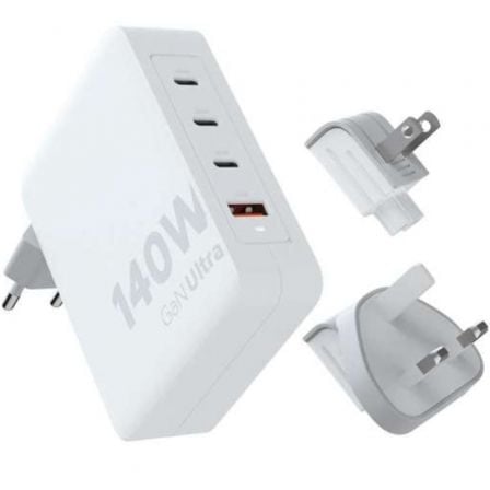 Cargador de Pared Universal Xtorm XVC2140/ 3xUSB Tipo - C/ 1xUSB + Cable USB Tipo - C/ 140W - Tiensol