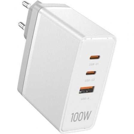 Cargador de Pared Vention FEGW0 - EU/ 2xUSB Tipo - C/ 1xUSB/ 100W - Tiensol