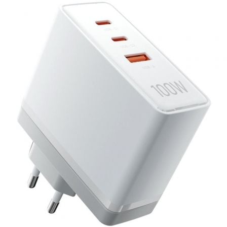 Cargador de Pared Vention FEGW0 - EU/ 2xUSB Tipo - C/ 1xUSB/ 100W - Tiensol