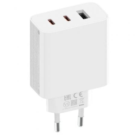 Cargador de Pared Xiaomi 67W Gan Charger 2C1A 2xUSB Tipo - C/ 1xUSB/ 67W - Tiensol