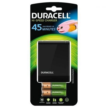 Cargador de Pilas Duracell CEF27EU - EU/ capacidad 2 pilas AA y AAA/ 2 Pilas AA y 2 AAA Incluidas - Tiensol