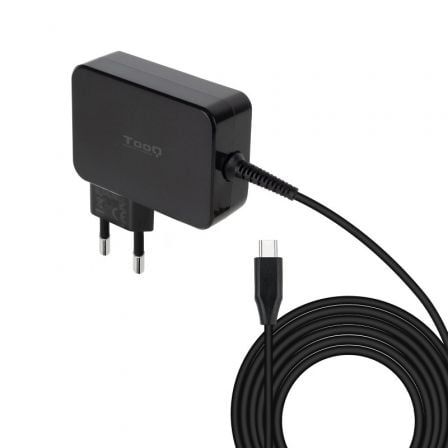 Cargador de Portátil TooQ TQLC - USBCGAN90PD USB Tipo - C/ 90W/ Automático/ Voltaje 5 - 20V - Tiensol