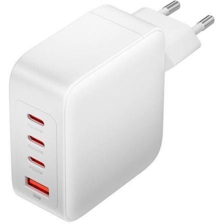 Cargador Gan de Pared Vention FEIW0 - EU/ 3xUSB Tipo - C + Cable USB Tipo - C/ 1xUSB/ 140W - Tiensol