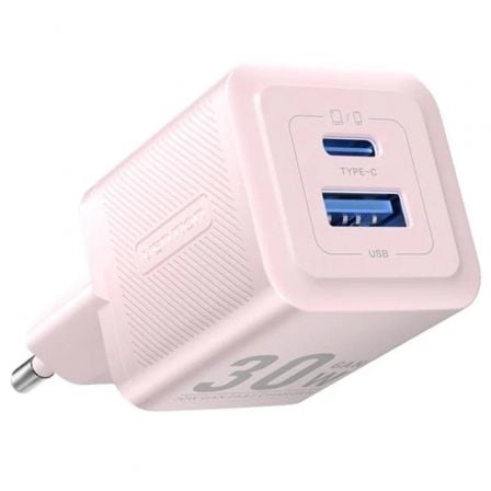 Cargador Gan de Pared Vention FEQP0 - EU/ 1xUSB Tipo - C/ 1xUSB/ 30W - Tiensol