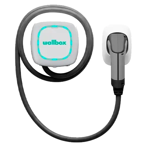 Cargador VE Wallbox Pulsar Max 7,4kW Cable 7m Blanco - Cargadores de Vehículo Eléctrico