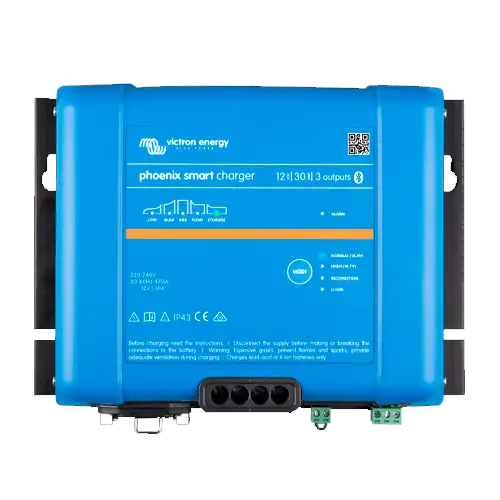 Cargador de Baterias Victron Phoenix Smart IP43 12/30 (3) - Tiensol