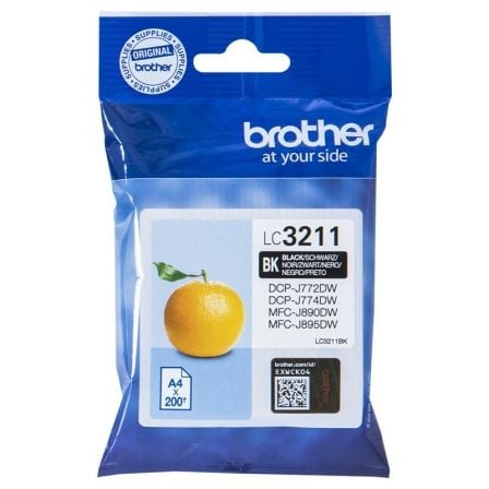 Cartucho de Tinta Original Brother LC - 3211BK/ Negro - Tiensol