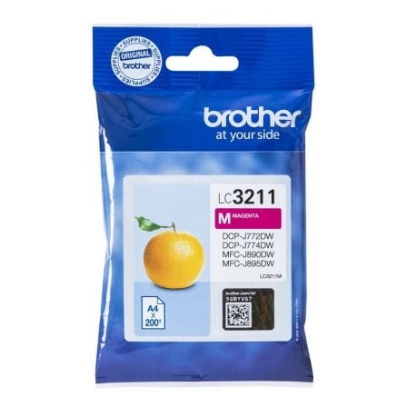 Cartucho de Tinta Original Brother LC - 3211M/ Magenta - Tiensol