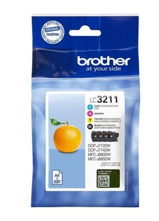 Cartucho de Tinta Original Brother LC - 3211VAL Multipack/ Cian/ Magenta/ Amarillo/ Negro - Tiensol