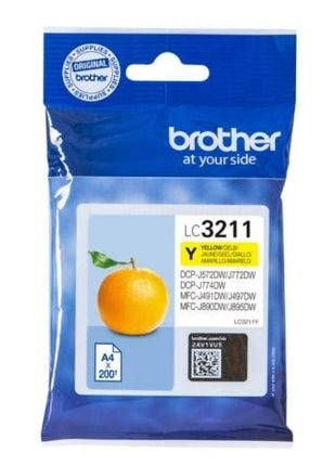 Cartucho de Tinta Original Brother LC - 3211Y/ Amarillo - Tiensol