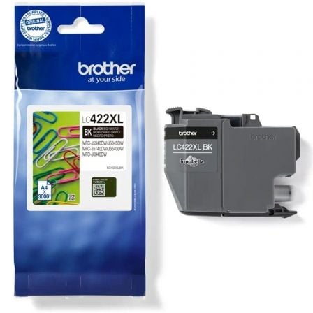 Cartucho de Tinta Original Brother LC - 422 XL Alta Capacidad/ Negro - Tiensol