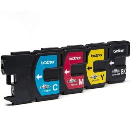 Cartucho de Tinta Original Brother LC - 980 Multipack/ Cian/ Magenta/ Amarillo/ Negro - Tiensol