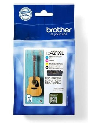 Cartucho de Tinta Original Brother LC421XL Alta Capacidad/ Multipack/ Cian/ Magenta/ Amarillo/ Negro - Tiensol