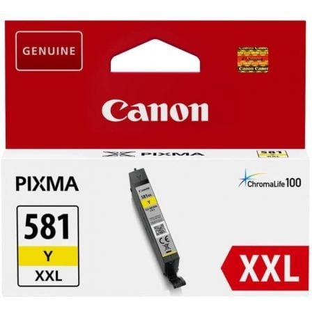 Cartucho de Tinta Original Canon CLI - 581XXL Alta Capacidad/ Amarillo - Tiensol