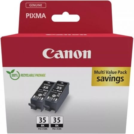 Cartucho de Tinta Original Canon PGI - 35BK Multipack/ 2x Negro - Tiensol