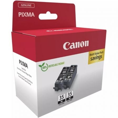 Cartucho de Tinta Original Canon PGI - 35BK Multipack/ 2x Negro - Tiensol