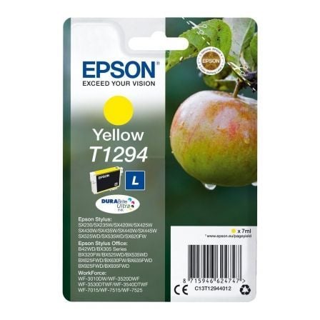 Cartucho de Tinta Original Epson T1294/ Amarillo - Tiensol