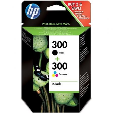 Cartucho de Tinta Original HP nº300 Multipack/ Negro/ Tricolor - Tiensol