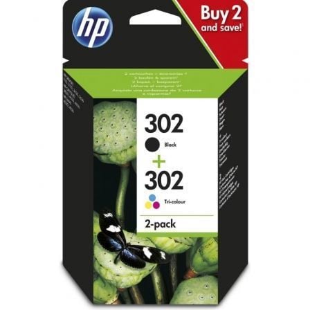 Cartucho de Tinta Original HP nº302 Multipack/ Negro/ Tricolor - Tiensol