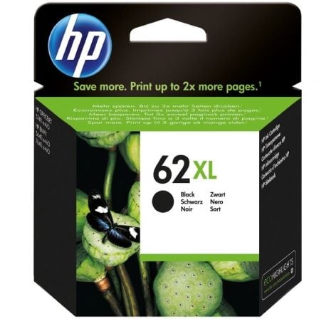 Cartucho de Tinta Original HP nº62 XL Alta Capacidad/ Negro - Tiensol