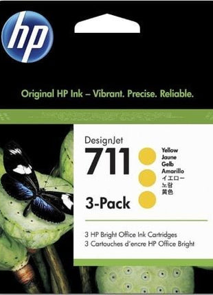 Cartucho de Tinta Original HP nº711 Multipack/ 3x Amarillo - Tiensol