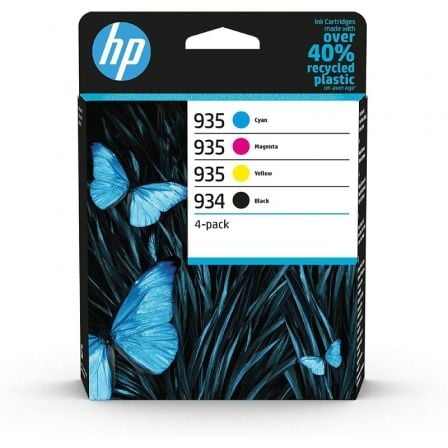 Cartucho de Tinta Original HP nº934 + nº935 Multipack/ Cian/ Magenta/ Amarillo/ Negro - Tiensol