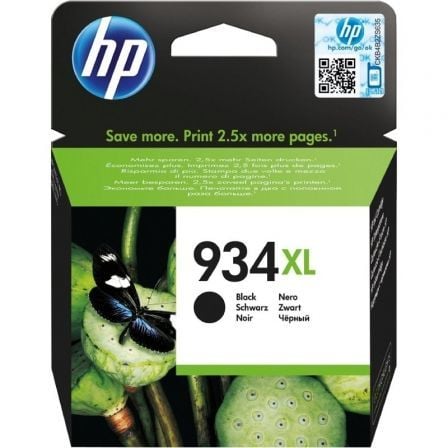 Cartucho de Tinta Original HP nº934 XL Alta Capacidad/ Negro - Tiensol