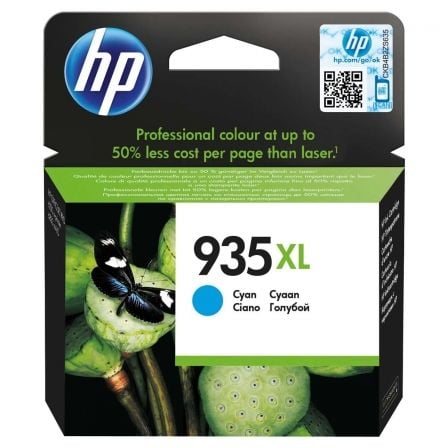 Cartucho de Tinta Original HP nº935 XL Alta Capacidad/ Cian - Tiensol