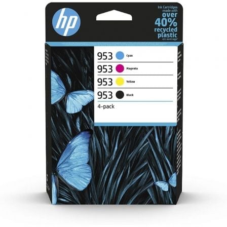 Cartucho de Tinta Original HP nº953 Multipack/ Cian/ Magenta/ Amarillo/ Negro - Tiensol