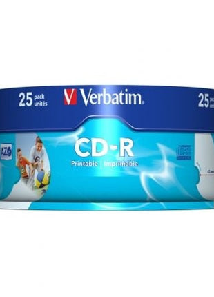 CD - R Verbatim AZO Imprimible 52X/ Tarrina - 25uds - Tiensol