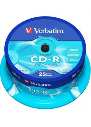 CD - R Verbatim Datalife 52X/ Tarrina - 25uds - Tiensol