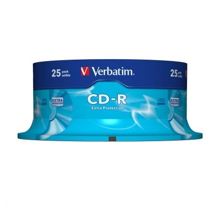 CD - R Verbatim Datalife 52X/ Tarrina - 25uds - Tiensol