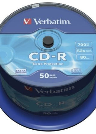 CD - R Verbatim Datalife 52X/ Tarrina - 50uds - Tiensol