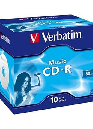 CD - R Verbatim Music 16X/ Caja - 10uds - Tiensol