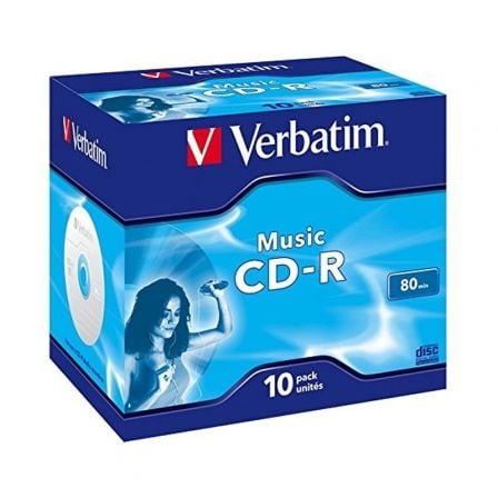 CD - R Verbatim Music 16X/ Caja - 10uds - Tiensol