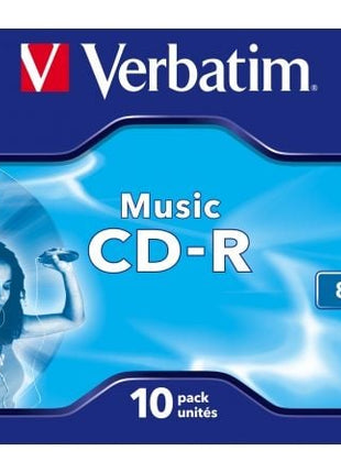 CD - R Verbatim Music 16X/ Caja - 10uds - Tiensol