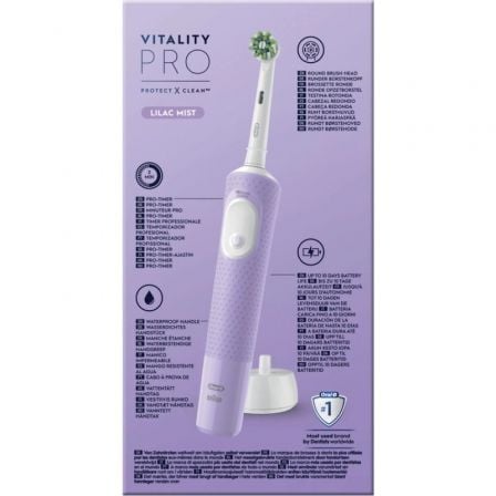 Cepillo Dental Braun Oral - B Vitality Pro/ Purpura - Tiensol