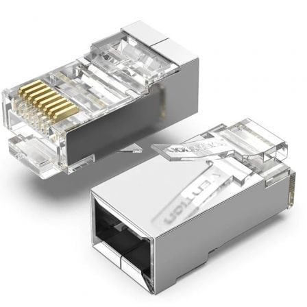 Conector RJ45 IDCR0 - 100/ Cat.6 FTP/ 100 uds - Tiensol