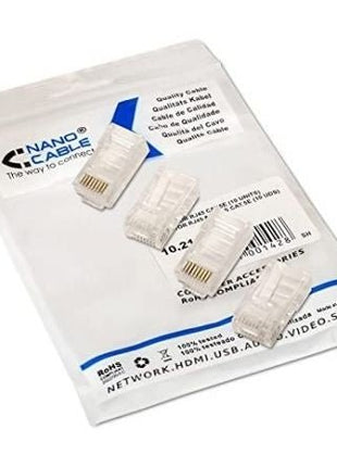 Conector RJ45 Nanocable 10.21.0101/ Cat.5e/ 10 uds - Tiensol