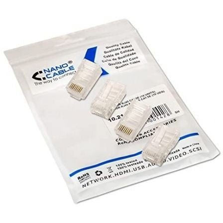 Conector RJ45 Nanocable 10.21.0101/ Cat.5e/ 10 uds - Tiensol