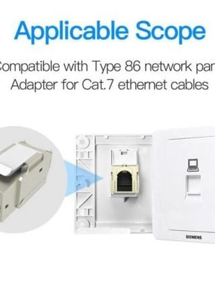 Conector RJ45 Vention VDD - B04 - H/ Cat.7 - Tiensol