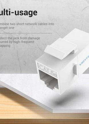 Conector RJ45 Vention VDD - B11 - W Cat5e UTP/ 10 uds/ Blanco - Tiensol